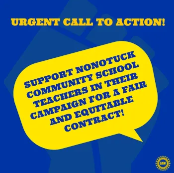 Nonotuck Community School teachers petition