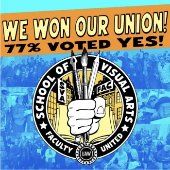 School of Visual Arts faculty win union election