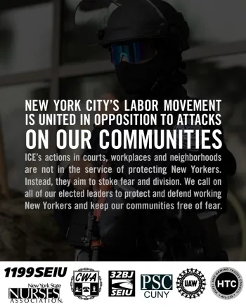 New York City’s Labor Movement is United in Opposition to Attacks on Our Communities
