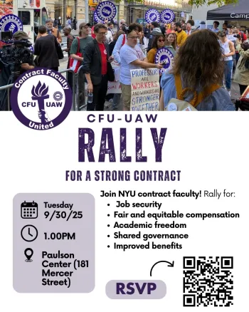 CFU-UAW Rally for a Strong Contract