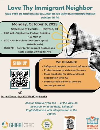 Love Thy Immigrant Neighbor Flyer