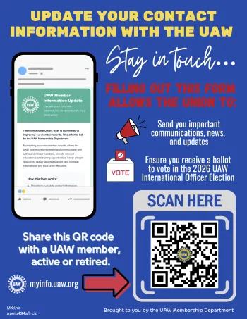 Membership Department flyer