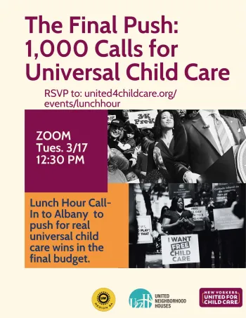 1000 Calls for Universal Childcare
