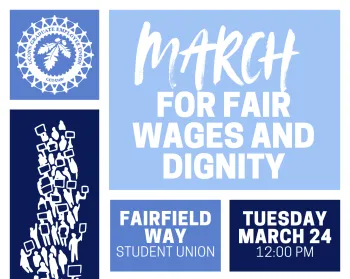 UConn March for Wages and Dignity 032426