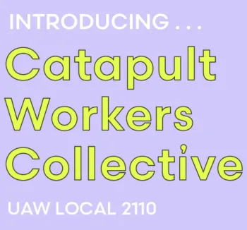 Local 2110: Catapult Book Group Announces Union Drive