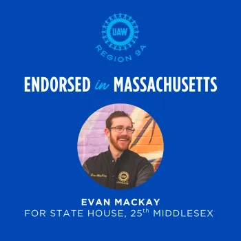 Endorsed in Massachusetts: Evan MacKay for State House, 25th Middlesex