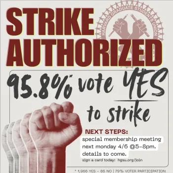 HGSU authorizes strike with 95.8% voting yes
