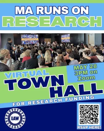 MA Runs on Research Town Hall