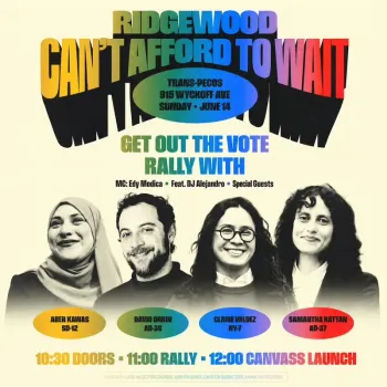 Ridgewood rally for Claire Valdez and others