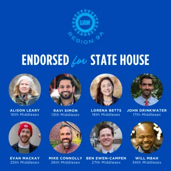 Endorsed for State House in Middlesex