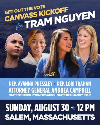  Get Out the Vote for Local 2320 Member Tram Nguyen for Congress