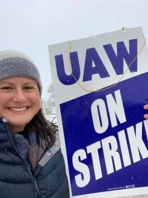 Carleigh Beriont Supports UAW Workers at UNH