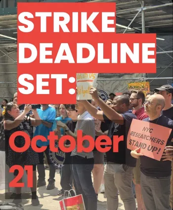 Columbia Postdoctoral Workers Set Strike Deadline of October 21