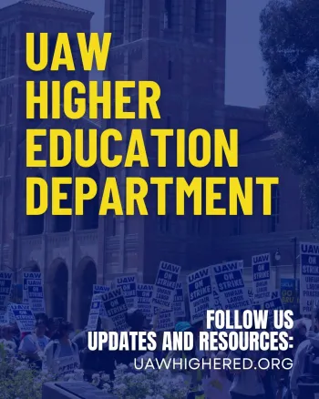 UAW Higher Education Council Special Meeting