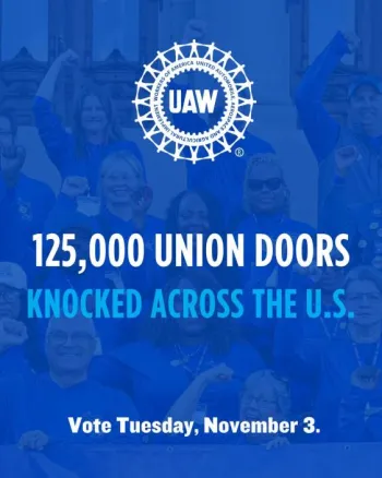 UAW Members Out in Force in Key Midterm Districts Could Shape the Next Congress